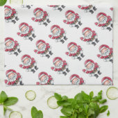 Santa Claus Geschirrtuch (Gefaltet)