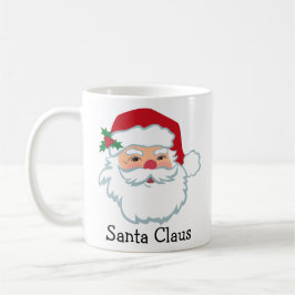 Santa Claus Gesicht Personalisierten Urlaub Kaffee Kaffeetasse
