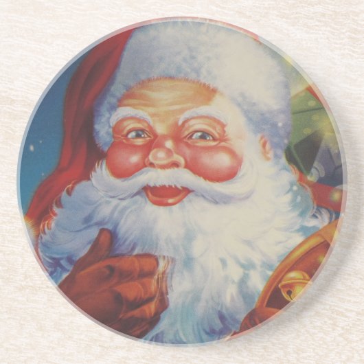 Santa Claus Getränkeuntersetzer (Vorne)