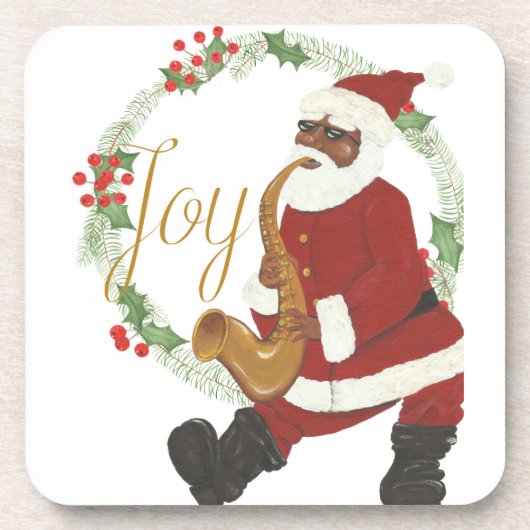 Santa Claus Getränkeuntersetzer (Vorderseite)