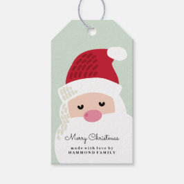 Santa Claus Gift Tag Geschenkanhänger