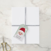 Santa Claus Gift Tag Geschenkanhänger (Mit Garn)