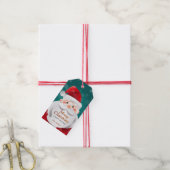 Santa Claus Gift Tags Geschenkanhänger (Mit Garn)