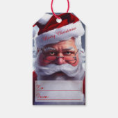 Santa Claus Gift Tags Geschenkanhänger (Vorderseite)