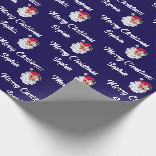 Santa Claus Gift Wrap Geschenkpapier (Ecke)