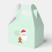 Santa Claus & Gingerbread Boy Geschenkschachtel (Rückseite)