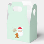 Santa Claus & Gingerbread Boy Geschenkschachtel (Geöffnet)