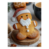 Santa Claus Gingerbread Man Poster (Vorderseite)