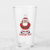 Santa Claus Glas (Rückseite)