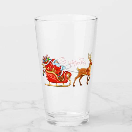 Santa Claus Glas (Vorderseite)