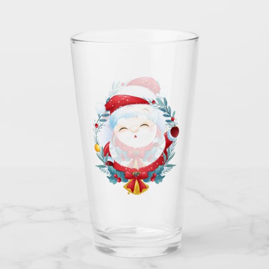 Santa Claus Glas (Vorderseite)