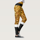 Santa Claus Gold Glitzer Leggings (Rechts)