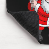 Santa Claus Golf Christmas Golfer Golfing Mousepad (Ecke)