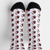 Santa Claus Goose Weihnachten Socken (Oben)