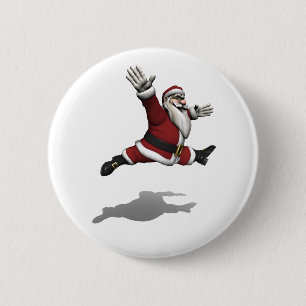 Santa Claus Grand Jete Button