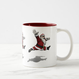 Santa Claus Grand Jete Zweifarbige Tasse
