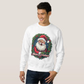 Santa Claus Graphic T-Shirt - Freude am Urlaub Sweatshirt (Vorne ganz)