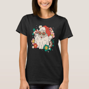 Santa Claus Groovy Retro Weihnachten Weihnachten H T-Shirt