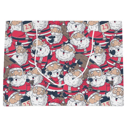 Santa Claus Große Geschenktüte (Vorderseite)