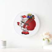 SANTA CLAUS GROßE WANDUHR (Zuhause)