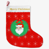 Santa Claus Großer Weihnachtsstrumpf (Vorderseite)
