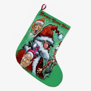 Santa Claus Großer Weihnachtsstrumpf