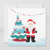 Santa Claus Grußkarte Karte (Vorderseite)