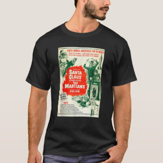 Santa Claus Halloween Weihnachts-Poster Horror Sci T-Shirt