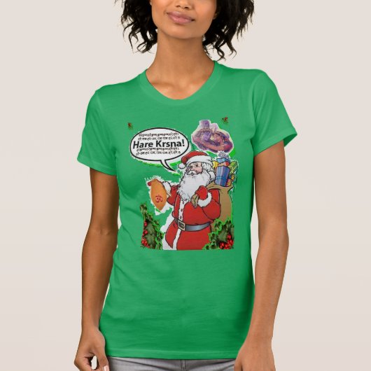 Santa Claus - Hare Krishna ॐ T-Shirt (Vorderseite)
