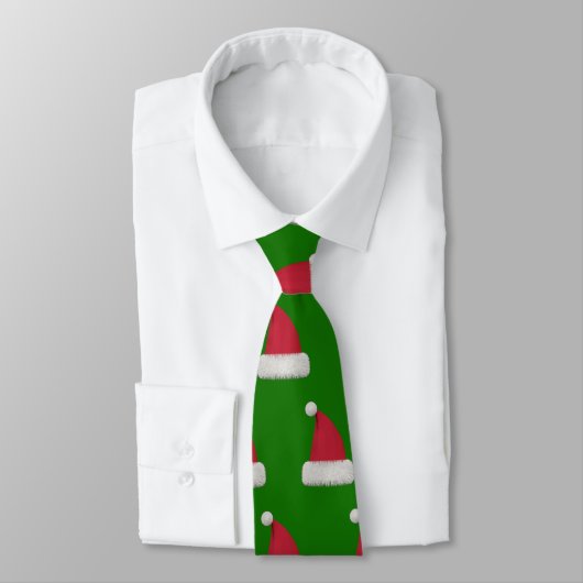 Santa Claus Hat Design Krawatte (Gebunden)