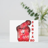 Santa Claus Hat frohe Weihnachten individualisiere (Stehend Vorderseite)