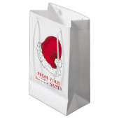 Santa Claus Hat von Secret Santa Weihnachtsgeschen Kleine Geschenktüte (Vorderseite Schrägansicht)