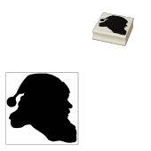 Santa Claus Head Art Briefmarke Gummistempel (Stempel)