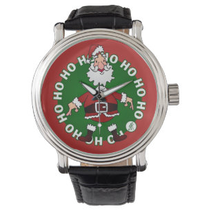 Santa Claus Ho Ho Ho Armbanduhr