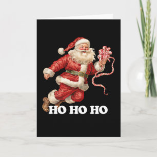 Santa Claus Ho Ho Ho Frohe Weihnachten Geschenk xm Karte