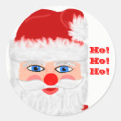 Santa Claus Ho Ho Ho Stickers (Vorderseite)