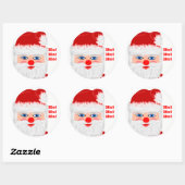 Santa Claus Ho Ho Ho Stickers (Blatt)