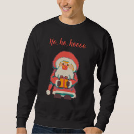 Santa, Claus Ho, Ho, Pixelart, Pixel Art  Sweatshirt