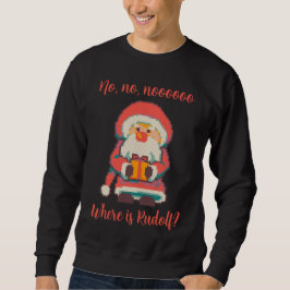 Santa Claus Ho, Ho, Pixelart, Pixel Art  Sweatshirt