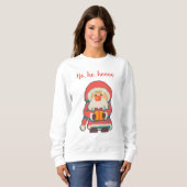Santa, Claus Ho, Ho, Pixelart, Pixel Art  Sweatshirt (Vorne ganz)