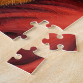 Santa Claus Holding Australian Cattle Christmas Puzzle (Seite)