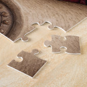 Santa Claus Holding Australian Shepherd Christmas  Puzzle (Seite)