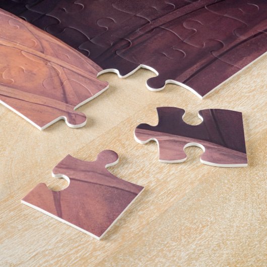 Santa Claus Holding Bengal Cat Christmas Art Puzzle (Seite)