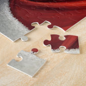 Santa Claus Holding Bichon Frise Christmas Art Puzzle (Seite)