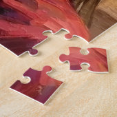 Santa Claus Holding Bluetick Coonhound Christmas Puzzle (Seite)