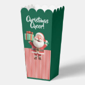 Santa Claus Holding Gift Box Geschenkschachtel (Rückseite)