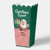 Santa Claus Holding Gift Box  Geschenkschachtel (Vorderseite)