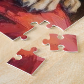 Santa Claus Holding Labrador Christmas Art Puzzle (Seite)