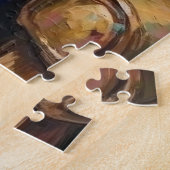 Santa Claus Holding Shiba Inu Christmas Art Puzzle (Seite)