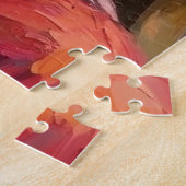 Santa Claus Holding Shih Tzu Christmas Art Puzzle (Seite)